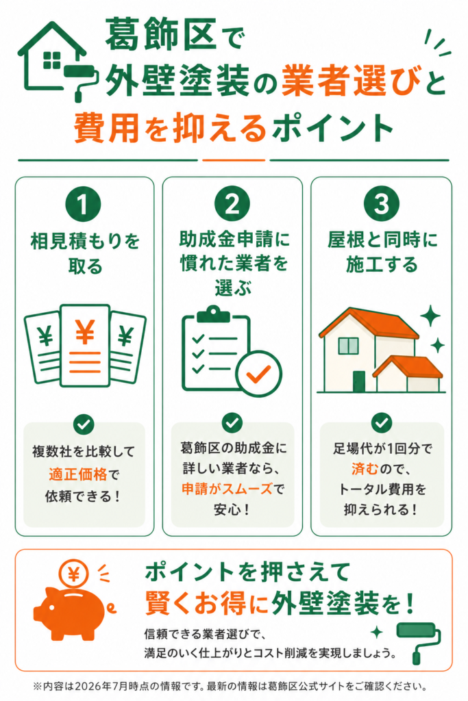 葛飾区で失敗しない業者選びと費用の抑え方