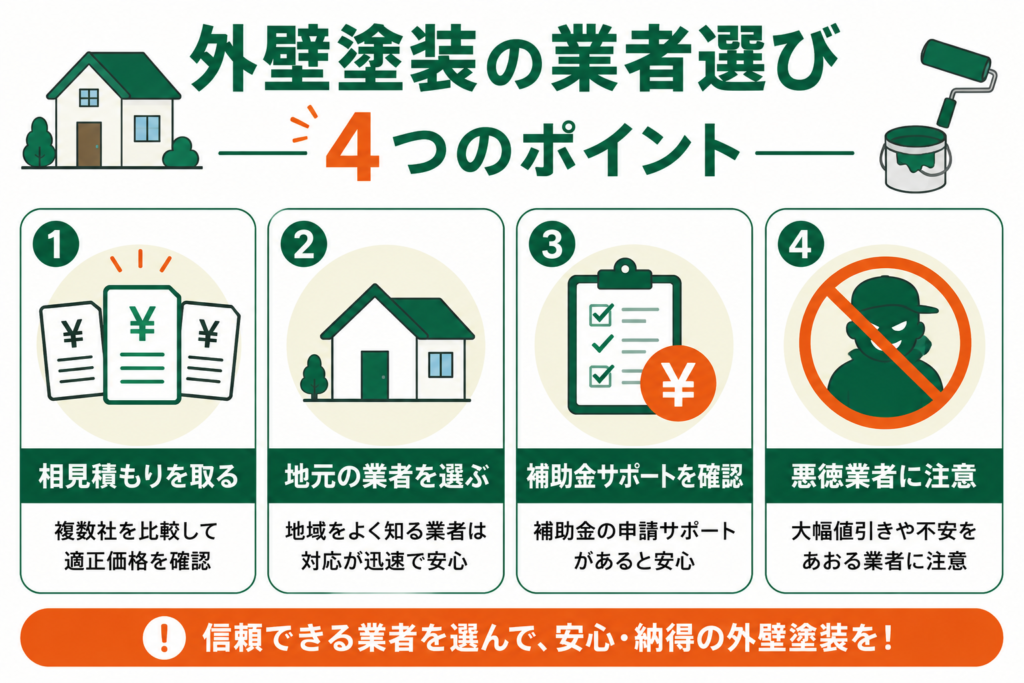 世田谷区で外壁塗装の業者を選ぶポイント