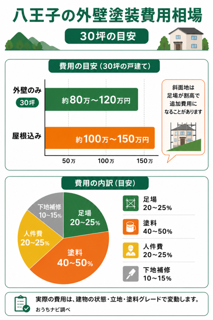 外壁塗装の費用相場