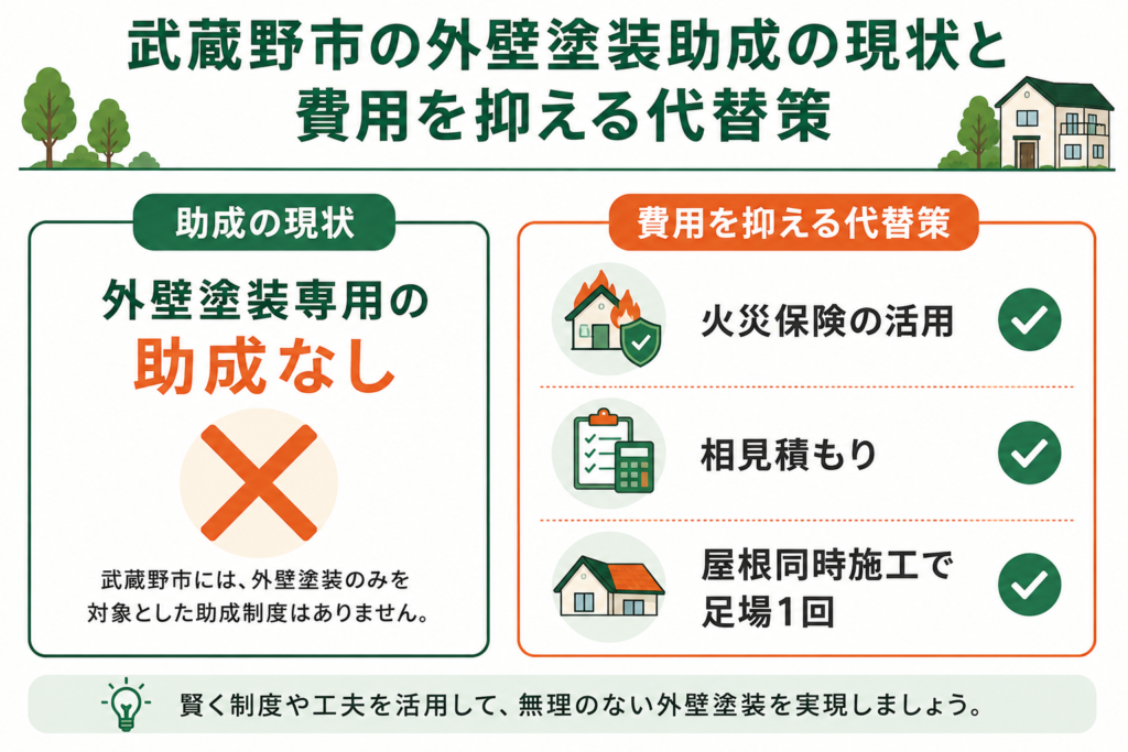 武蔵野市の助成金の現状と費用を抑える代替策