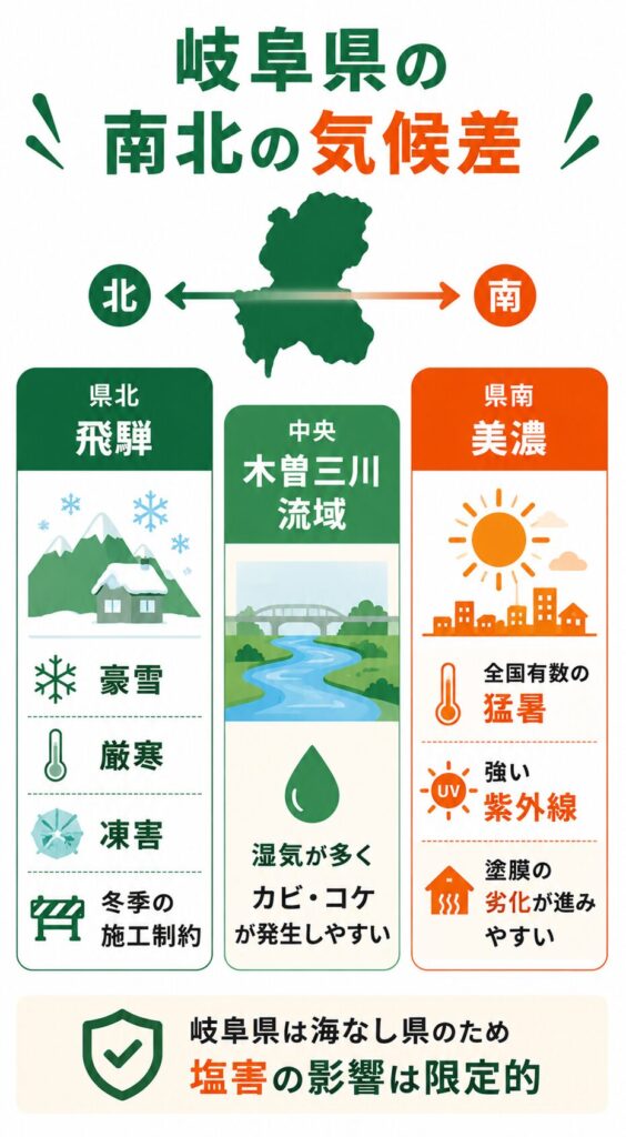 地域で異なる外壁の劣化要因