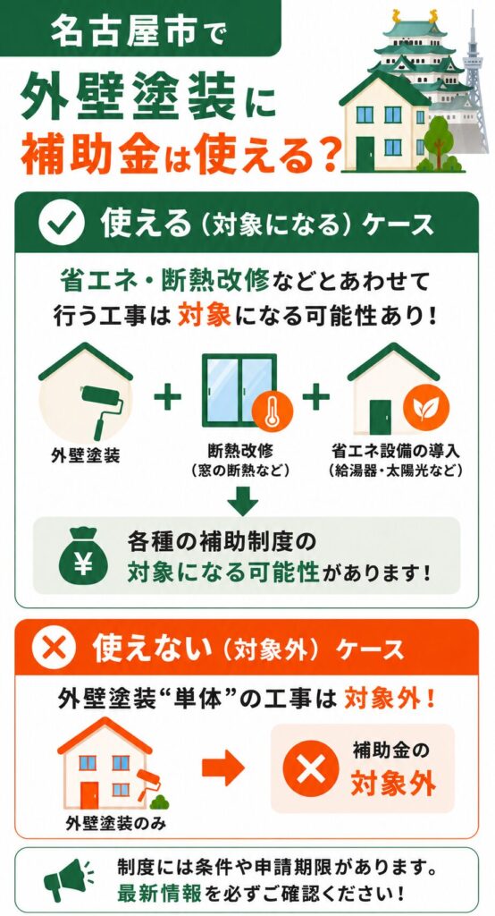 名古屋市で使える外壁塗装の補助金【2026年度最新】