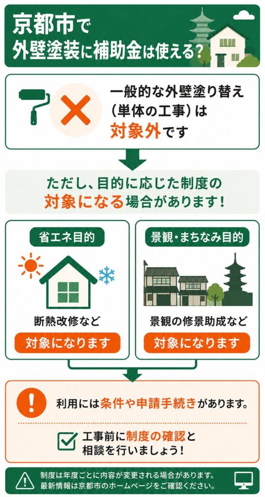京都市で使える外壁塗装の補助金【2026年度最新】