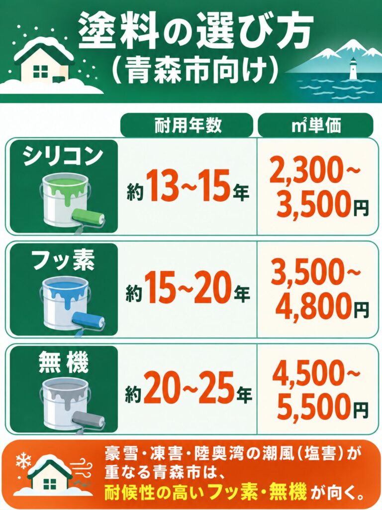 外壁塗装の基礎知識（塗料と時期）