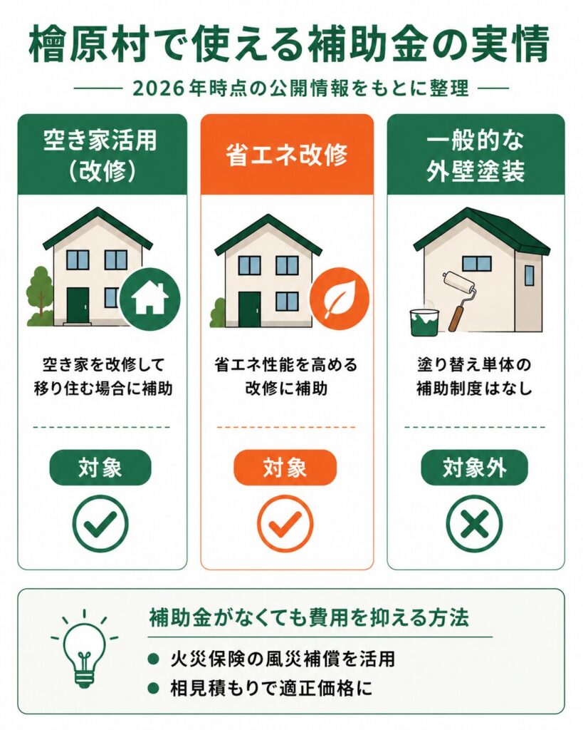 檜原村で使える補助金の実情