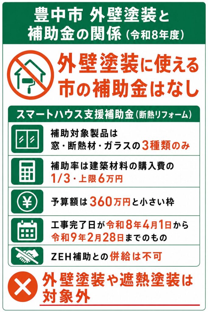 豊中市で使える外壁塗装の補助金【2026年度最新】