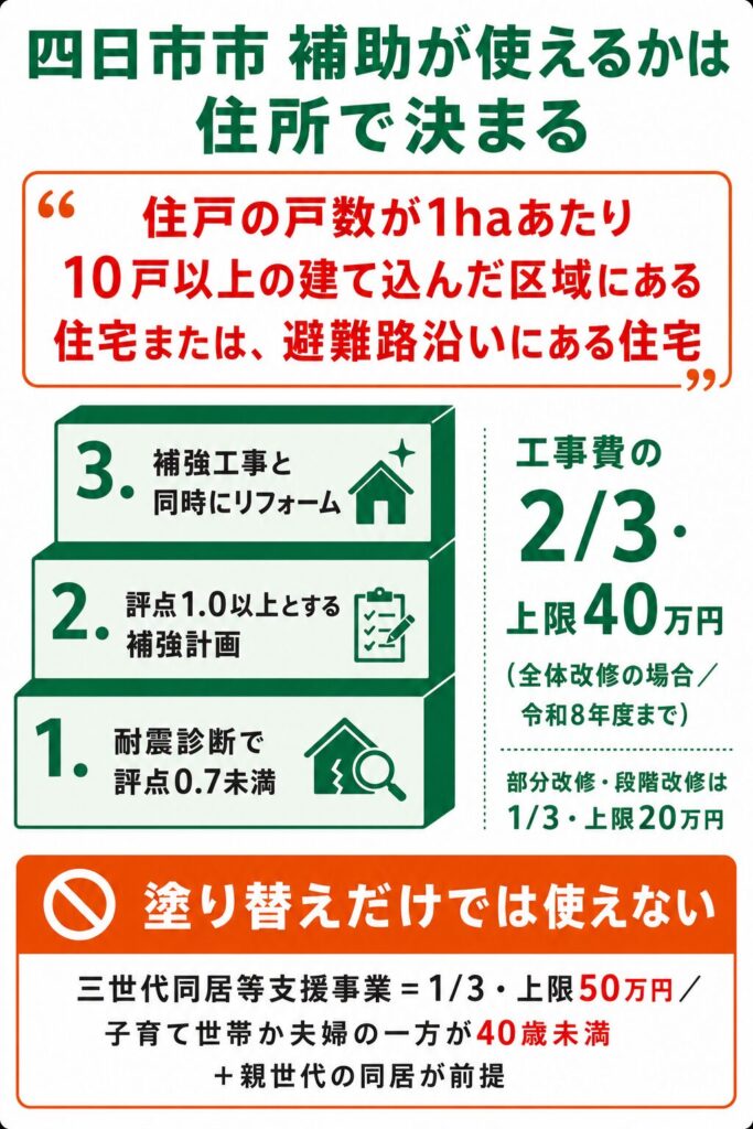 四日市市で使える外壁塗装の補助金【2026年度最新】