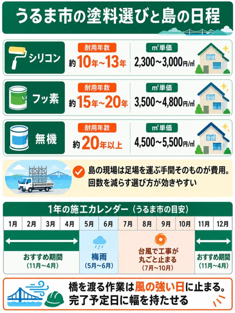 外壁塗装の基礎知識とうるま市での塗り替え時期