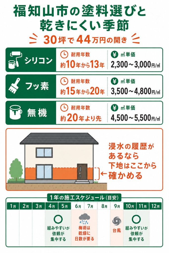 外壁塗装の基礎知識と福知山市での塗り替え時期