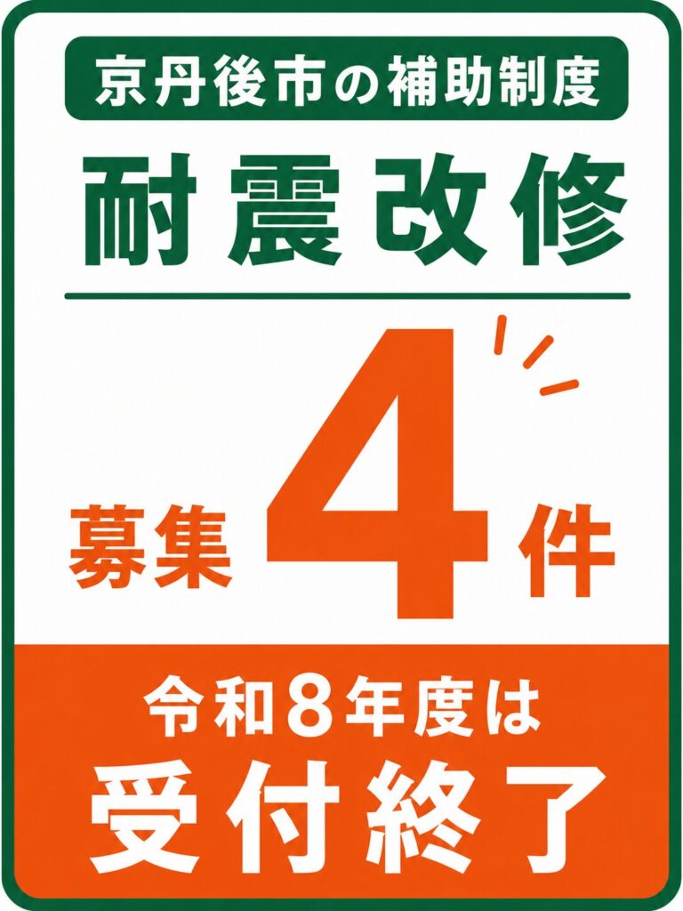 京丹後市で使える外壁塗装の補助金【2026年度最新】