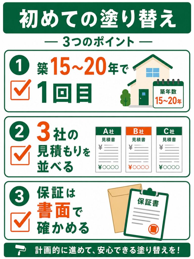 外壁塗装の基礎知識と木津川市での塗り替え時期