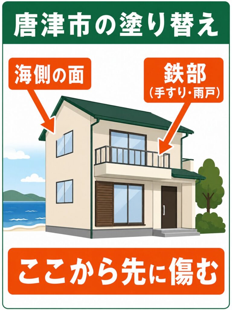 外壁塗装の基礎知識と唐津市での塗り替え時期