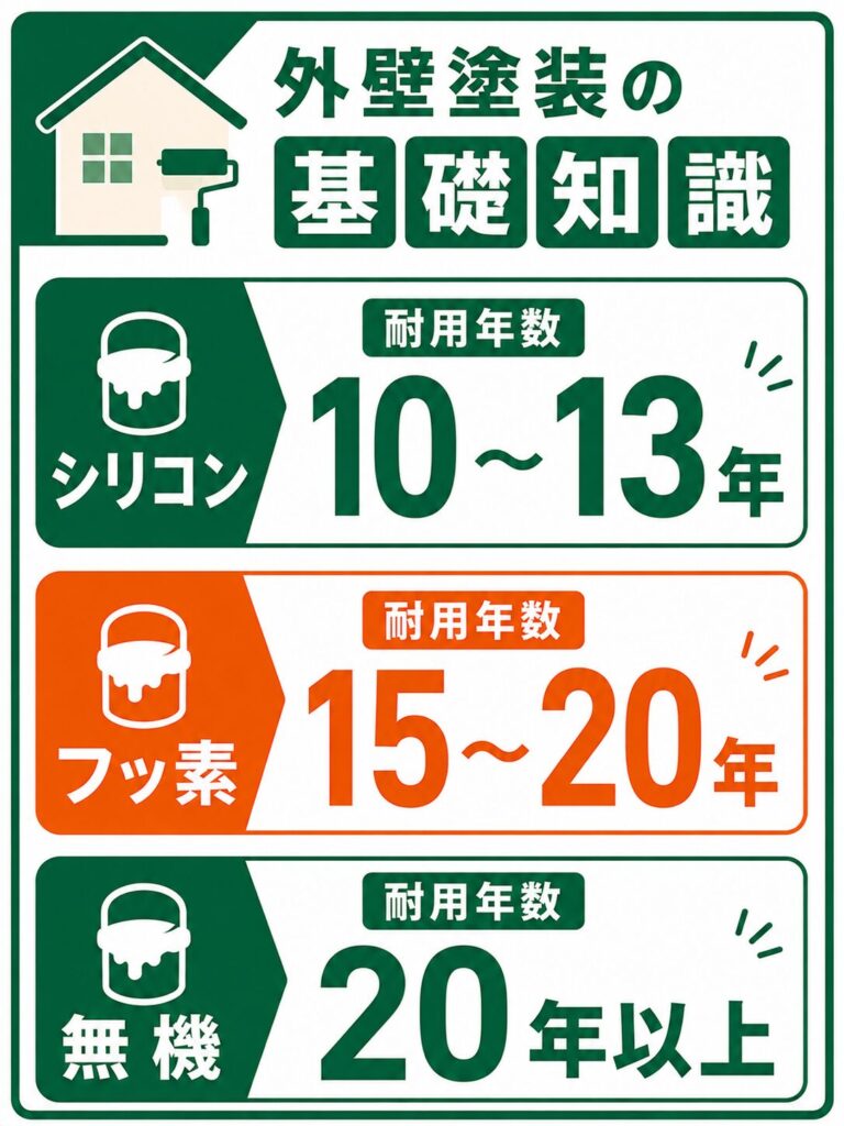 外壁塗装の基礎知識と伊丹市での塗り替え時期