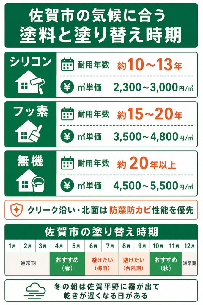 外壁塗装の基礎知識と佐賀市での塗り替え時期